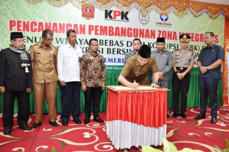 Pemkab Agam canangkan Zona Wilayah Bebas dari Korupsi