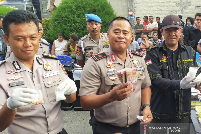 Polisi sita aset terduga pelaku narkoba di Tatanga
