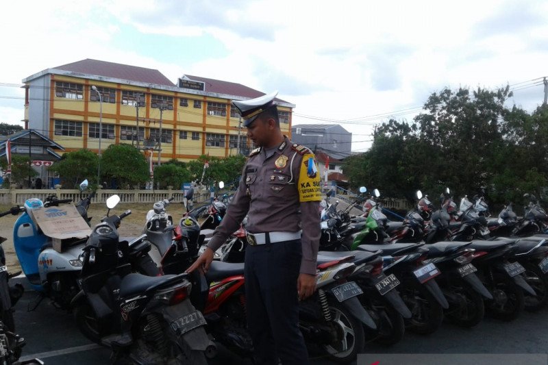 8 hari operasi zebra, Satlantas Baubau tilang 812 kendaraan