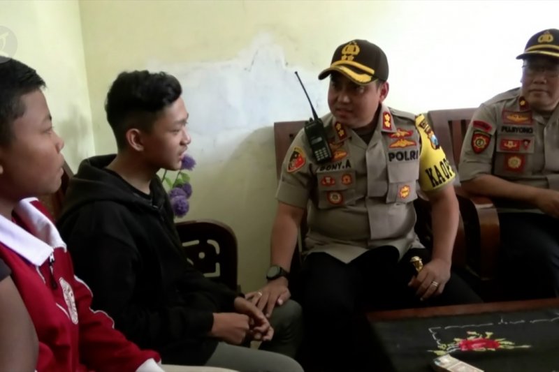 Polri berikan trauma healing bagi siswa korban pemukulan