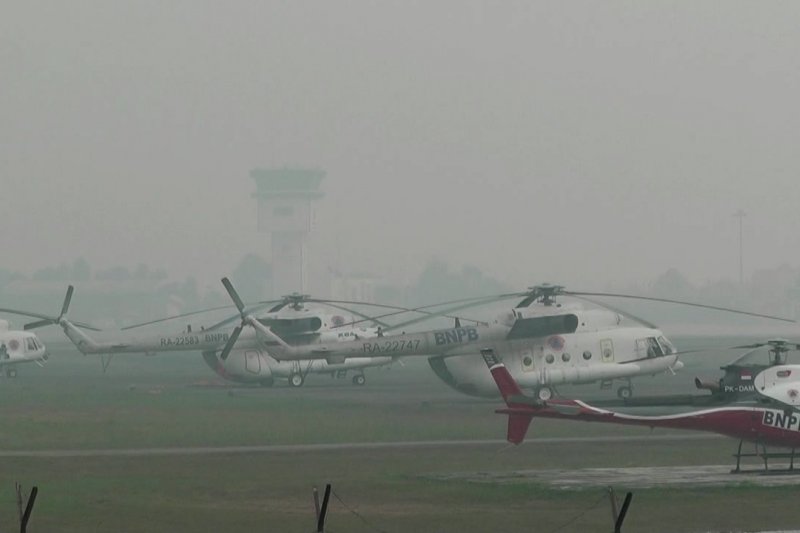Sebaran titik api di Sumsel kembali meningkat