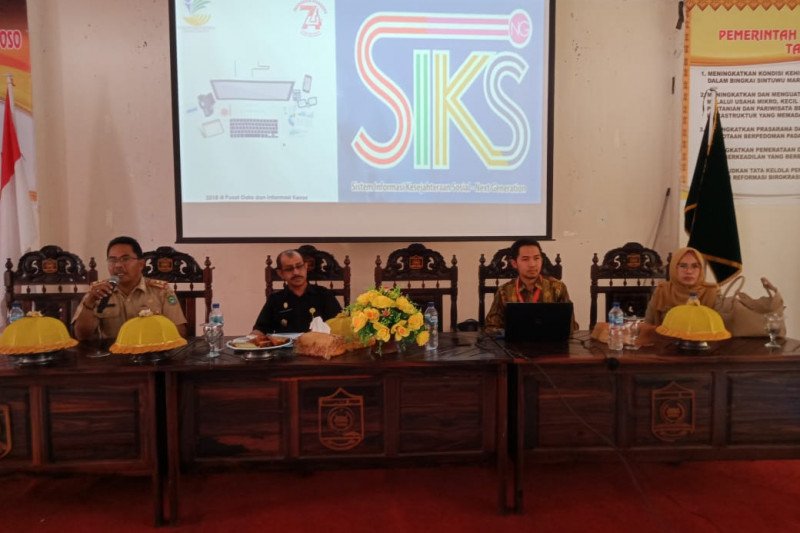 Dinsos Poso gelar Bimtek verifikasi data aplikasi SIKS-NG