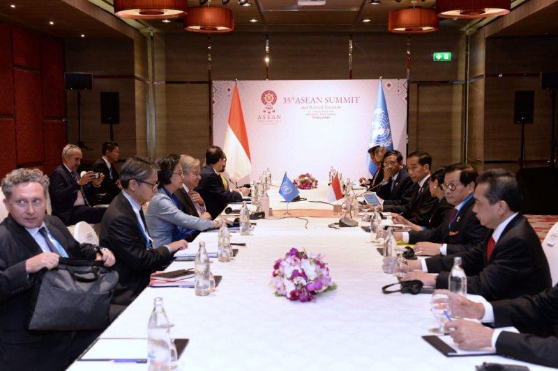Presiden Jokowi ajak negara-negara ASEAN implementasi "outlook" tentang Indo-Pasifik