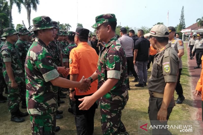 Satgas Karhutla di Sumsel cek kelengkapan peralatan