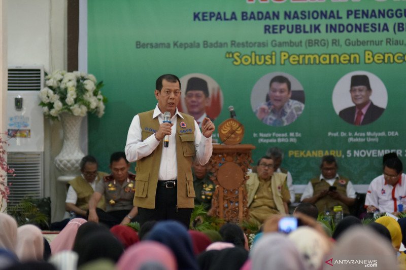 Kepala BNPB di Universitas Riau
