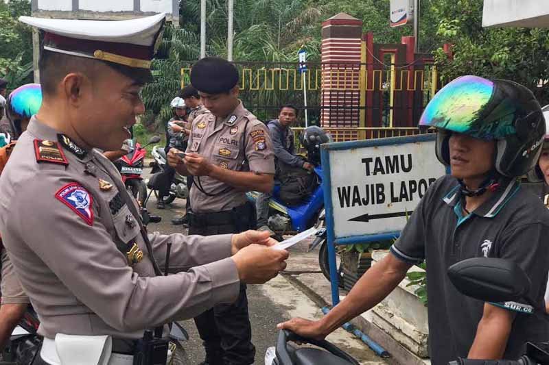 Polres Bartim tindak 1.010 pengendara selama Operasi Zebra