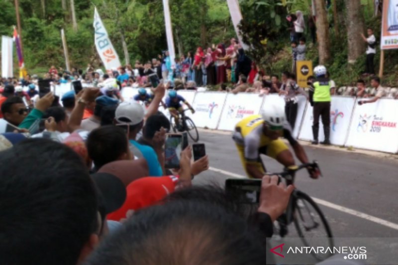 Balapan sengit terjadi di "etape cantik" TdS 2019