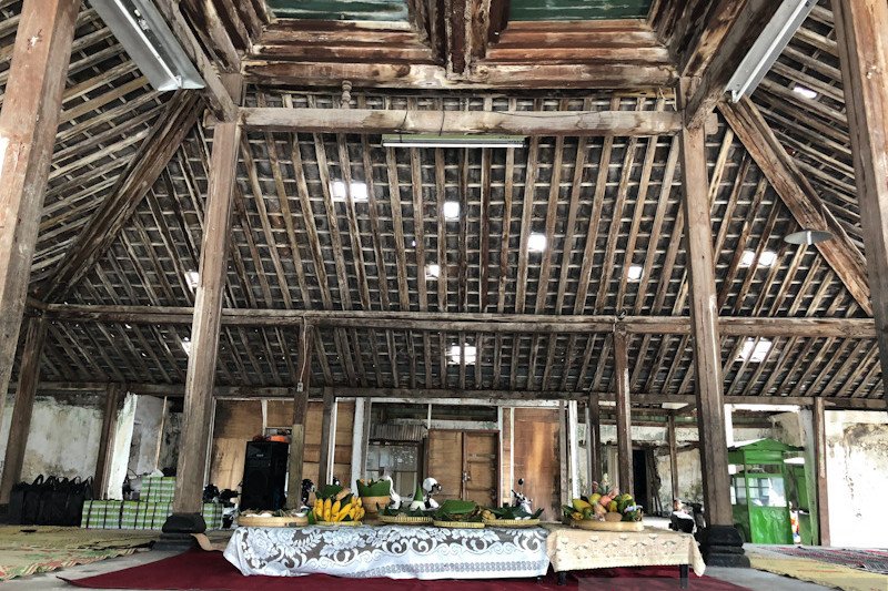 Renovasi nDalem Notoyudan Yogyakarta dilanjutkan proses perbaikan pendopo