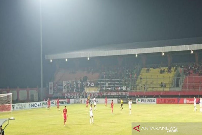 Kalteng Putra babak pertama unggul atas PSM Makassar