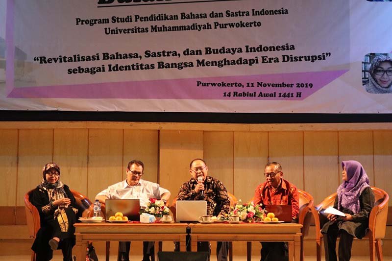 Prodi PBSI UMP gelar seminar nasional "Revitalisasi Bahasa dan Sastra di Era Distrupsi"