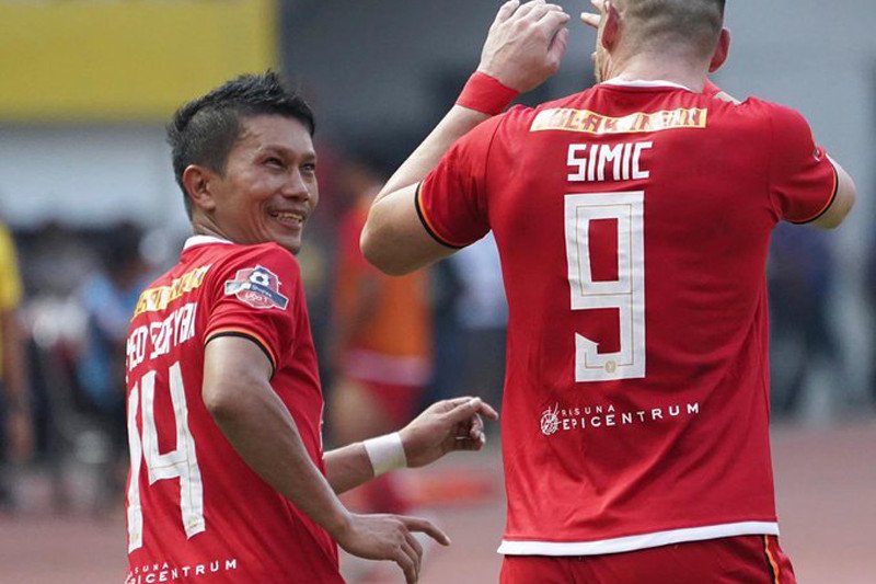 Simic ukir quattrick, saat Persija tekuk Borneo 4-2