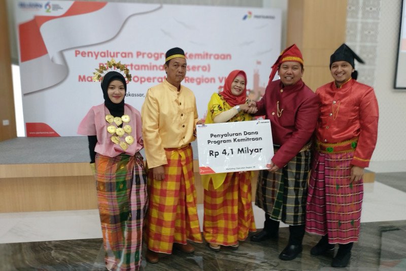 PT Pertamina salurkan bantuan permodalan UMKM Rp4,1 miliar