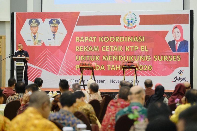 Disdukcapildalduk Sulsel Dorong Penuntasan e-KTP sukseskan pilkada 2020