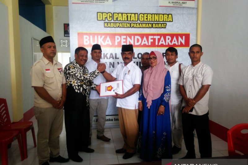 Gerindra Pasaman Barat terima 15 berkas pendaftaran bakal calon bupati