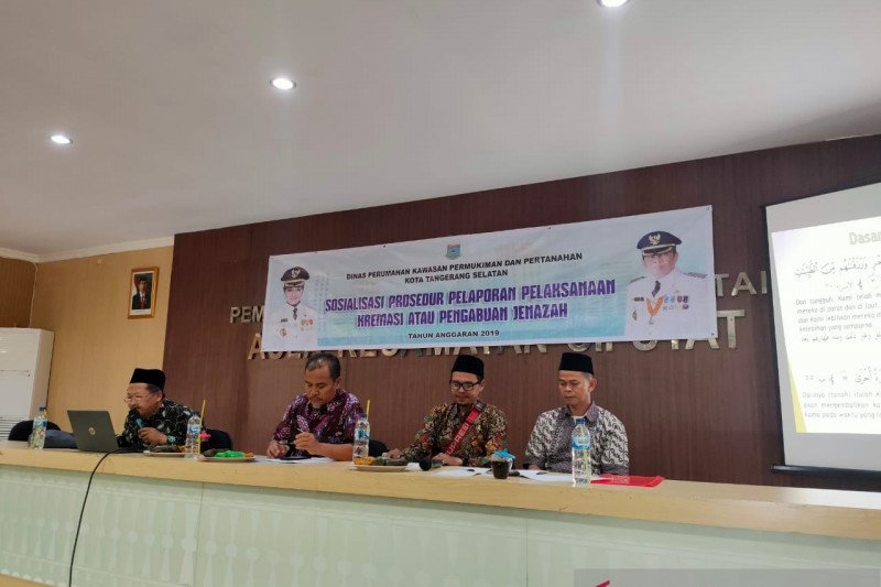 Disperkimta Tangsel sosialisasi kremasi di tujuh kecamatan