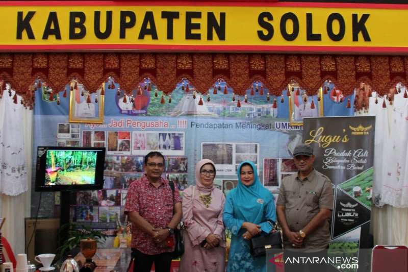 Kabupaten Solok promosikan produk UKM pada Sumbar Expo di Medan