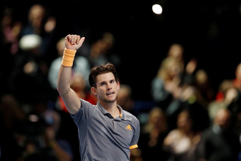 Thiem tantang Tsitsipas pada final ATP Finals