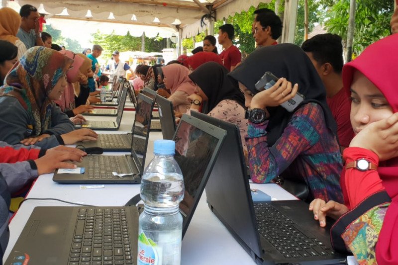 160 orang ikuti simulasi CAT CPNS