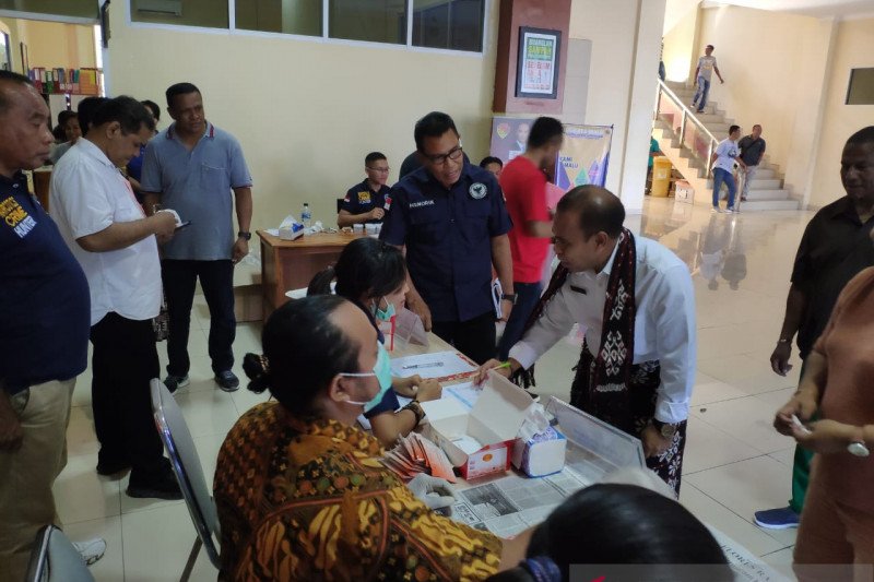 Ratusan ASN di Dinas PUPR jalani tes urine
