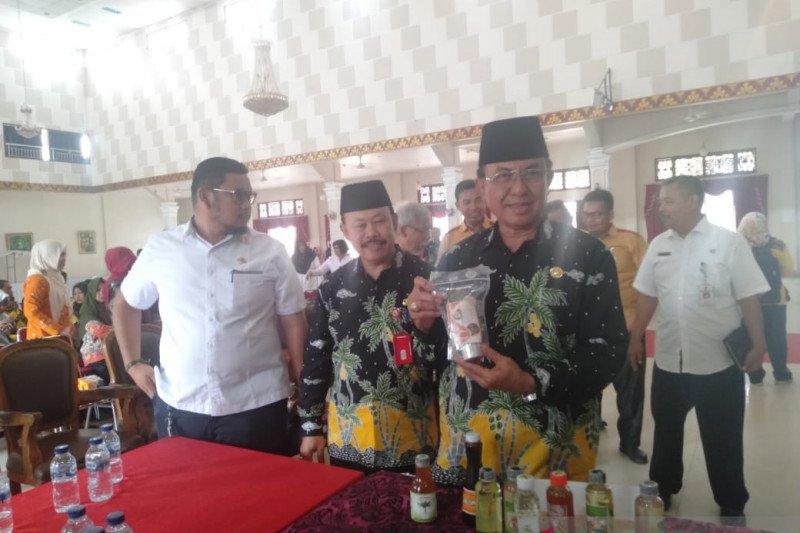 Dongkrak ekonomi, Bupati Wardan harapakan BumDes adakan mesin pengolahan