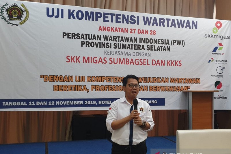 PWI Sumsel fasilitasi uji kompetensi anggotanya secara gratis