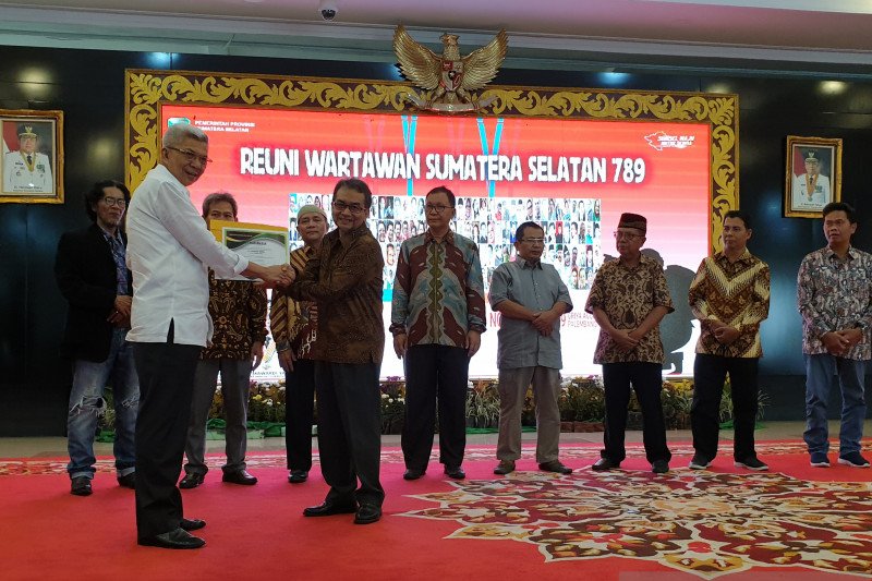 Pemprov Sumsel fasilitasi reuni wartawan angkatan tahun 70, 80, 90-an