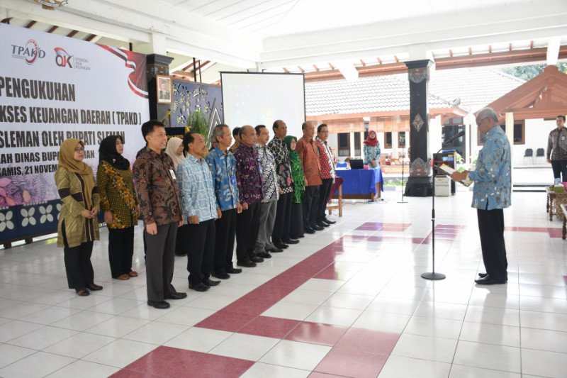 Pemkab Sleman bentuk Tim Percepatan Akses Keuangan Daerah dorong pertumbuhan ekonomi