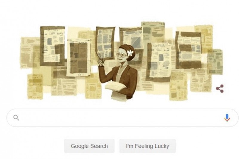 Google Doodle rayakan HUT Ani Idrus yang ke-101