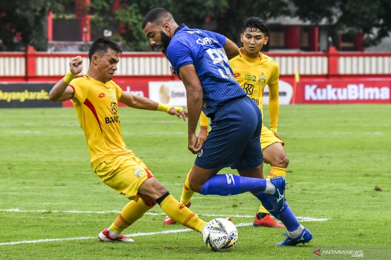 Arema FC gagal meraih poin sempurna hadapi Kalteng Putra