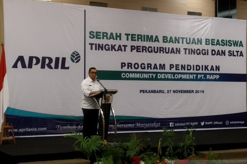 Beasiswa pendidikan RAPP dukung visi Riau 2025