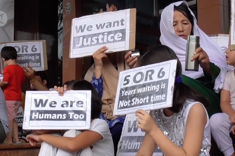 DPRD tanggapi aksi protes pencari suaka di Batam