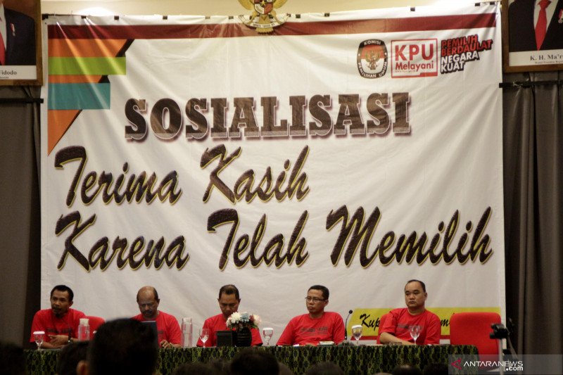 KPU NTT sosialisasi Terima Kasih Karena Telah Memilih