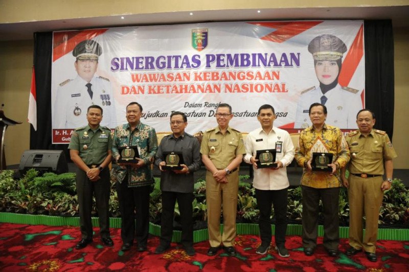 Pemprov Lampung bersinergi dengan Kemendagri dan TNI AD dalam rangka mewujudkan persatuan dan kesatuan bangsa