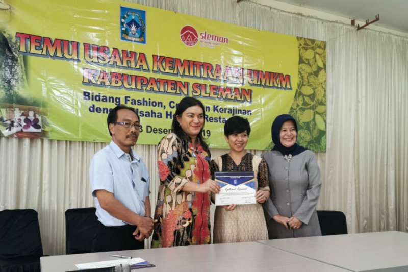 Dinkop UKM Sleman buka peluang kemitraan antara UMKM dengan pengusaha hotel dan restoran