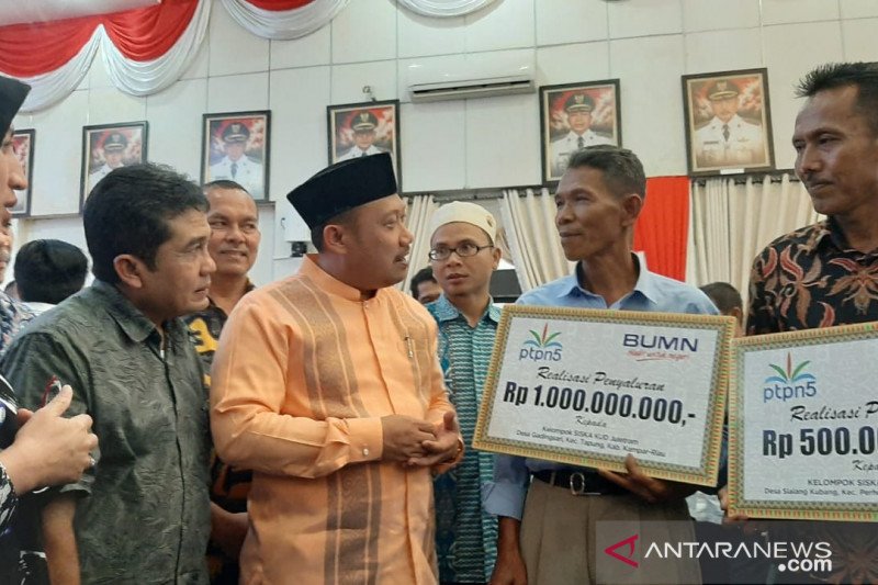 Upaya PTPN V mengembangkan UMKM dengan suntikan modal hingga Rp2,5 miliar