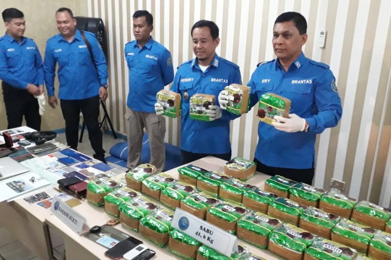 BNNP Lampung gagalkan peredaran sabu-sabu 41,6 kg