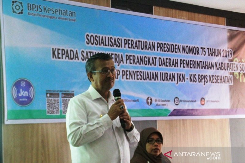 BPJS Kesehatan Cabang Solok sosialisasikan penyesuaian iuran ke OPD Solok
