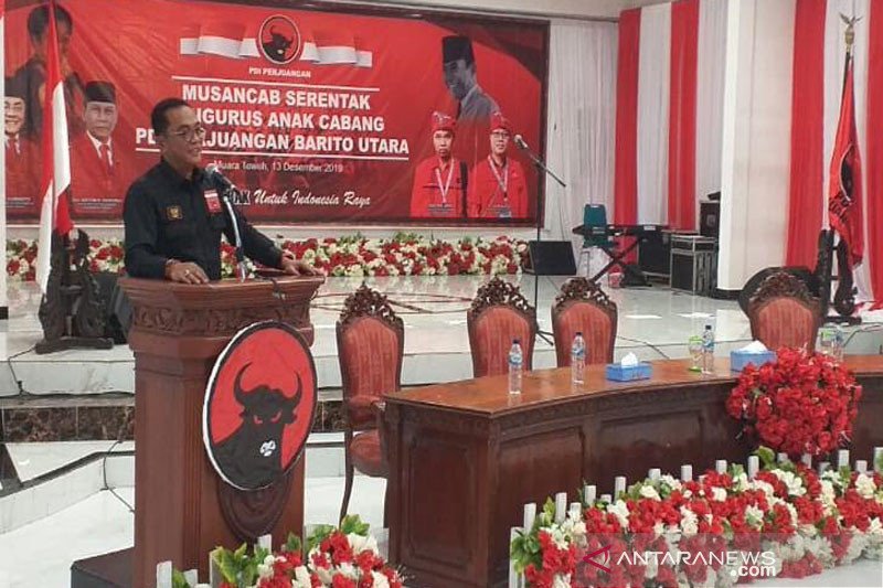 Sigit hadiri Musancab PDI Perjuangan Barito Utara