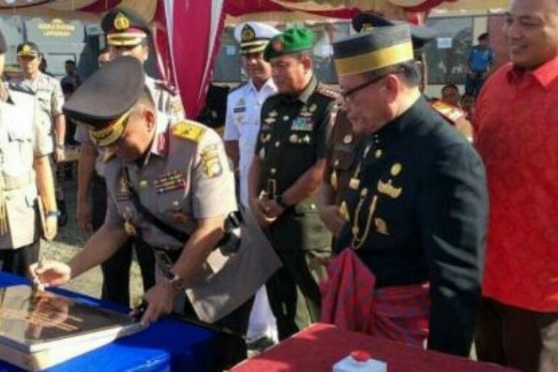 Kapolda Sulawesi Barat resmikan Polres Mamuju Tengah