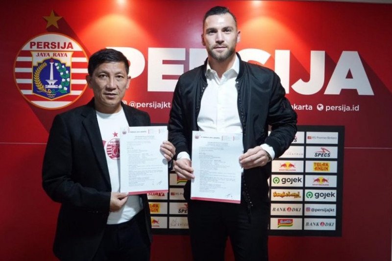 Marko Simic resmi perpanjang kontrak dengan Persija Jakarta selama tiga tahun