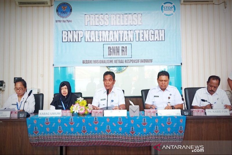 BNNP Kalteng sita tujuh kilogram sabu-sabu selama setahun