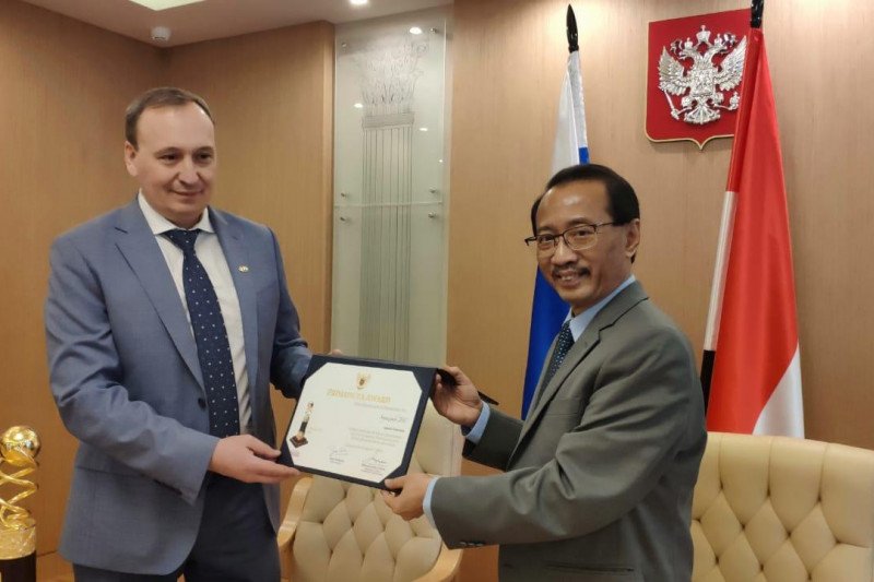 Perusahaan Rusia raih Primaduta Award dari Pemerintah Indonesia