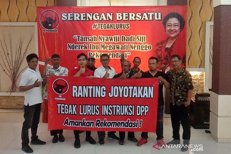 Kader Serengan Bersatu bertekad kawal rekomendasi DPP PDIP, Gibran hadir