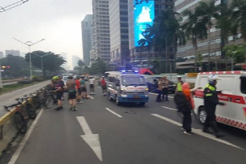 Oknum ASN penabrak tujuh sepeda berdinas di Polres Jaksel