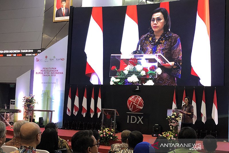 BEI diapresiasi, Sri Mulyani sebut IHSG ditutup cukup baik tahun ini