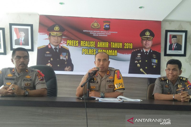 Kasus tindak pidana di Pariaman turun 19 persen, 2020 Kapolres tekankan penyelesaian kasus