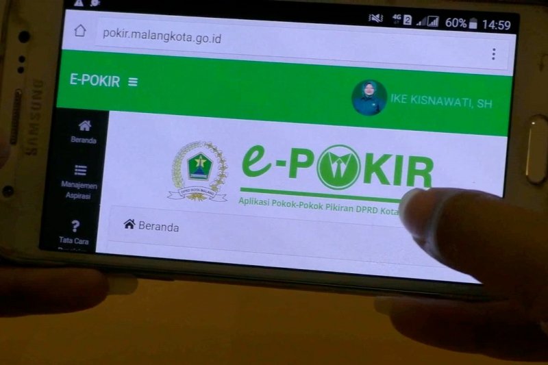 E-pokir, wadah aspirasi masyarakat kepada wakil rakyat