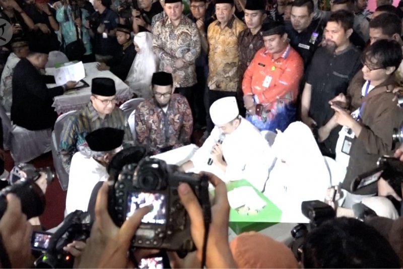 Pemprov DKI Jakarta gelar nikah massal rayakan pergantian tahun