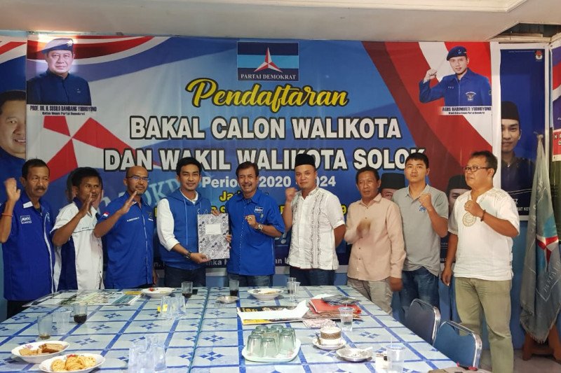 Empat bakal calon Wali Kota Solok mendaftar ke Demokrat, ini orangnya