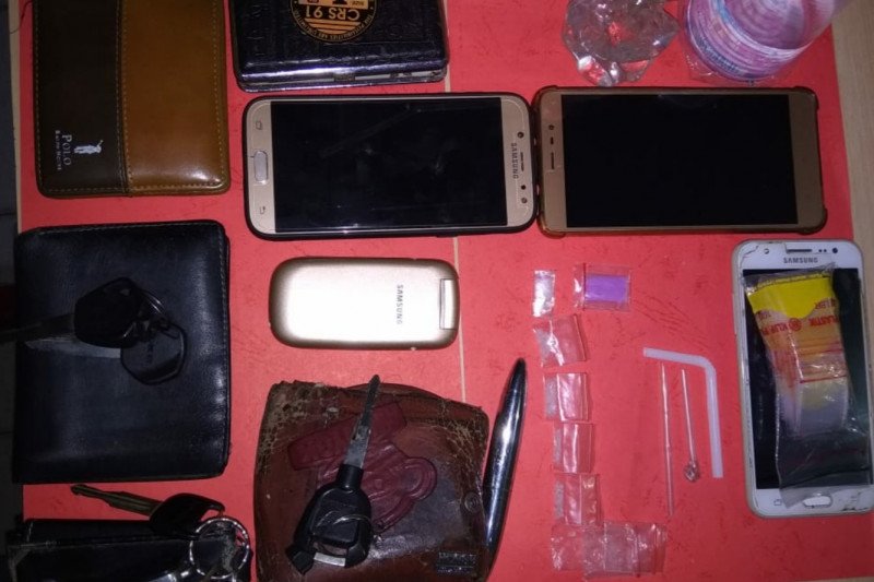 Polda Lampung tangkap tiga orang pengguna narkoba